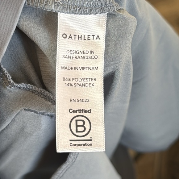 Athleta go far travel pant new with tag size 16 blue - Picture 8 of 8